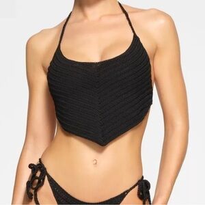 NWOT SKIMS Crochet Swim Handkerchief Top